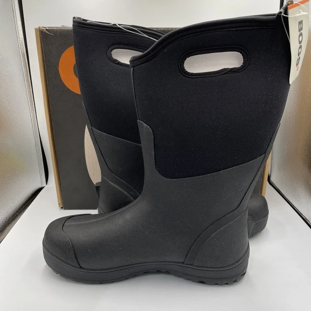 BOGS Mens Classic Ultra High Insulated Waterproof Size 13‎ Boots Black New